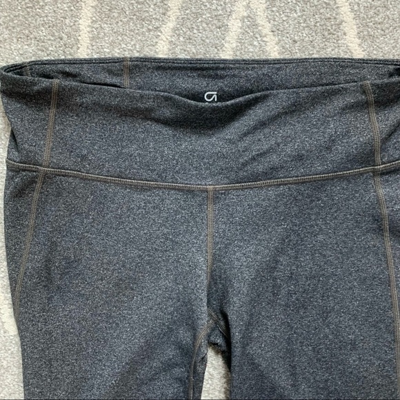 Gap Fit Charcoal Gray Ankle Length Leggings - Picture 2 of 5